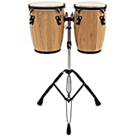 Mini 9&quot- + 10&quot- Conga Set with Stand by Gear4music